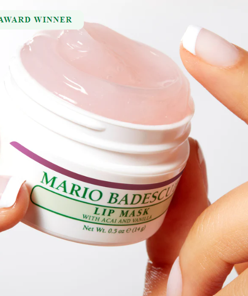 MARIO BADESCU Lip Mask with Acai and Vanilla - 14g | ماريو باديسكو ماسك للشفاه بالفايليا - 14 غرام