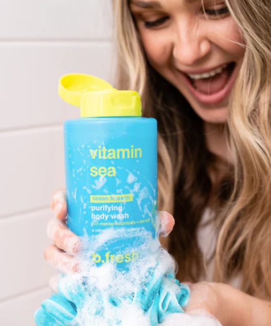 b.Fresh shower gel Vitamin Sea Body Wash - 473ml | بي فريش جل استحمام بفيتامينات البحر - 473 مل