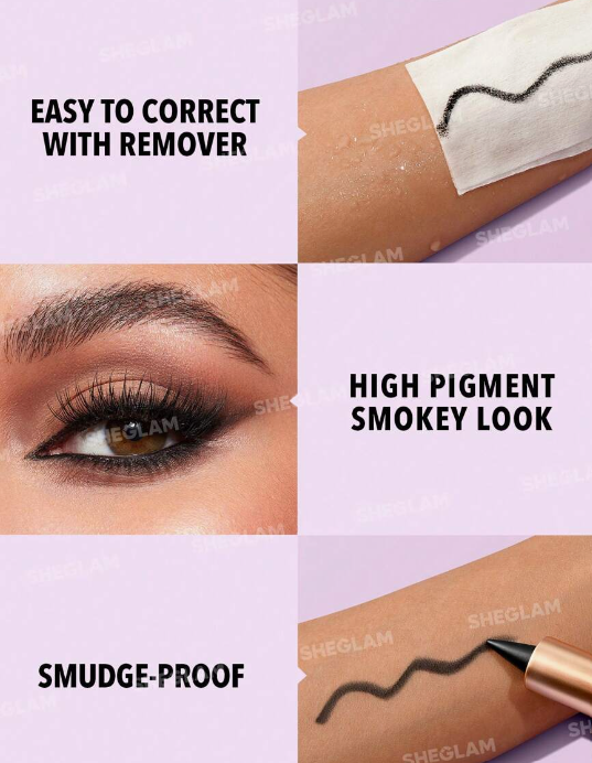 SHEGLAM EZ Glide Matte Eyeliner Pencil - 2.8g | شيكلام ايلاينر مات - 2.8 غرام