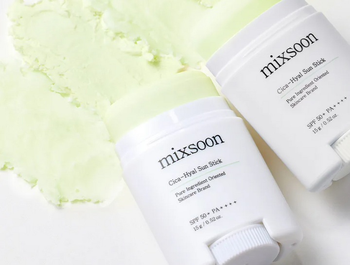 MIXSOON Cica-Hyal Sun Stick Spf 50 - 15g | ميكسون واقي شمسي ستيك spf50 - 15 غرام