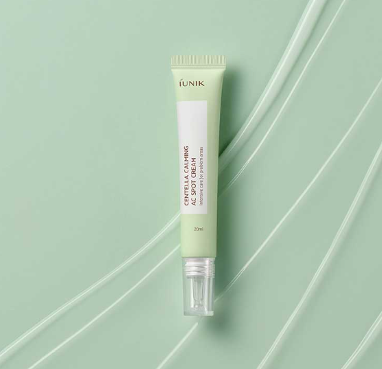 IUNIK Centella Calming Ac Spot Cream - 20ml | ايونيك كريم السينتيلا الموضعي المهدئ للبشرة - 20 مل