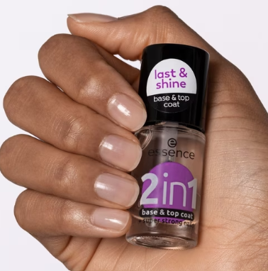 Essence 2 in 1 Base & Top Coat  - 8ml | ايسنس 2 في 1 صبغ أظافر - 8 مل