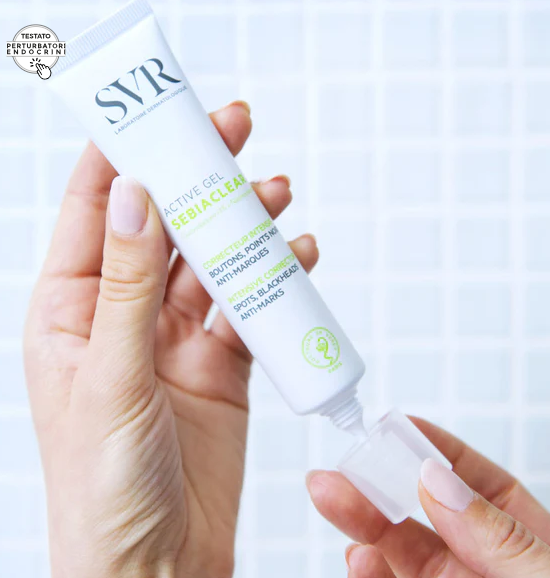 SVR Sebiaclear Spf50 Cream - 40ml | اس في ار كريم واقي شمسي spf50 للبشرة المعرضة لحب الشباب - 40 مل