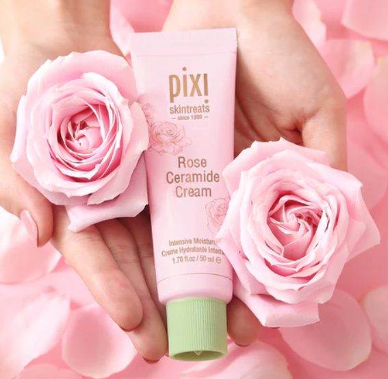 Pixi Rose Ceramide Cream - 50ml | بيكسي كريم مرطب بزيت الورد - 50 مل
