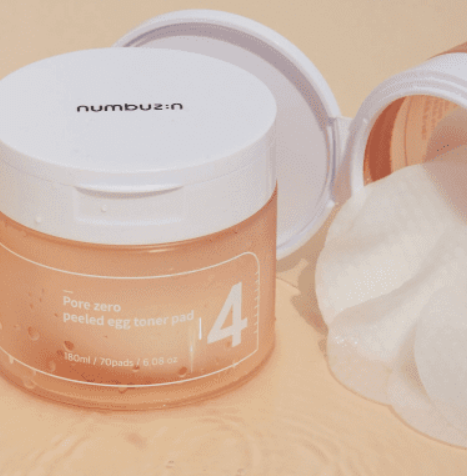 Numbuzin Pore Zero Peeled Egg Toner Pad - 70 Pads | نمبوزين وسادات التونر المقشرة - 70 قطعة