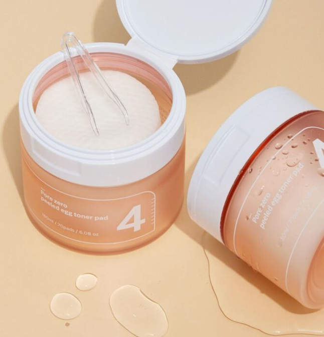 Numbuzin Pore Zero Peeled Egg Toner Pad - 70 Pads | نمبوزين وسادات التونر المقشرة - 70 قطعة
