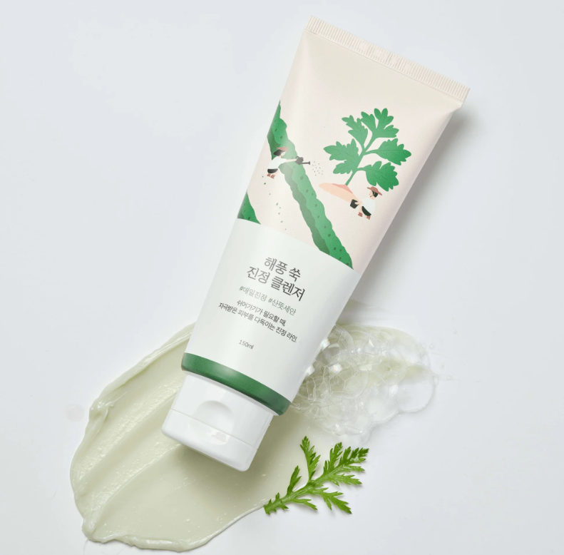 ROUND LAB Mugwort Calming Cleanser  - 150ml | راوند لاب غسول مهدئ للبشرة - 150 مل