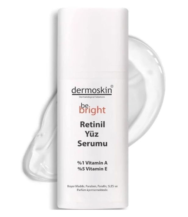 dermo skin Be Bright Retinyl Face Serum - 33ml | ديرمو سكين سيروم الريتينل المفتح للوجه - 33 مل