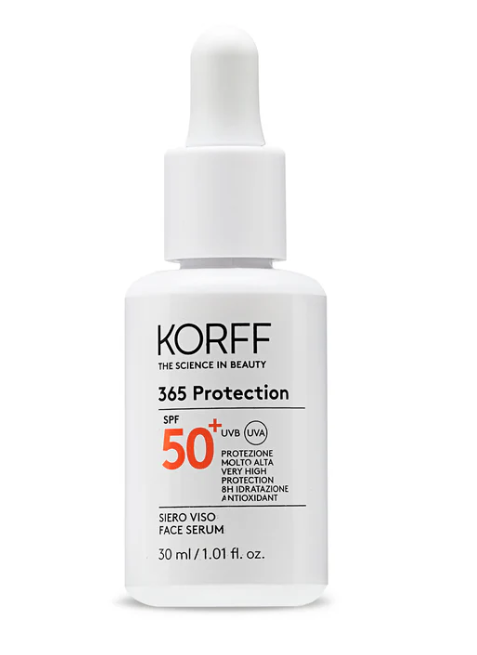 KORFF 365 Protection Siero Viso Face Serum  Spf50+ - 30ml | كورف سيروم واقي شمسي Spf50+ - 30 مل