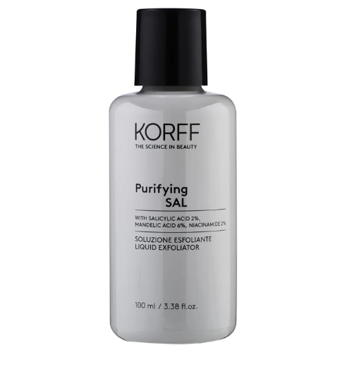 KORFF Purifying Sal Exfoliating Solution - 100ml | كورف مقشر كيميائي بالساليسيليك اسيد - 100 مل