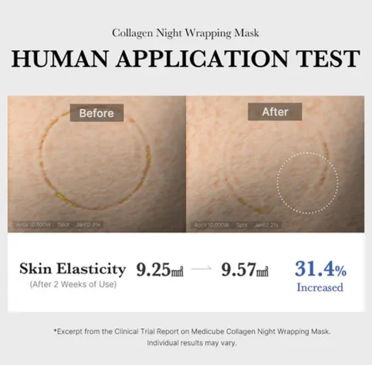Medicube Collagen Night Wrapping Night Face Mask - 75ml | ميدي كيوب قناع الكولاجين الليلي للوجه - 75 مل