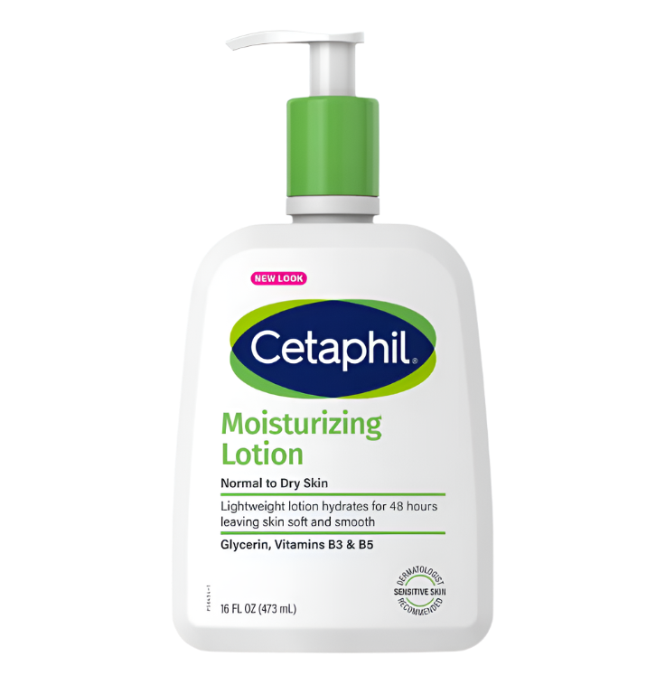 Cetaphil Moisturizing Lotion Normal To Dry Skin - 473ml | سيتافيل لوشن مرطب للجسم للبشرة العاجية الى الجافة - 473 مل
