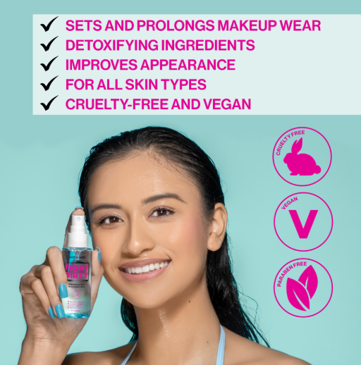 Wet n wild Fight Dirty Detox Setting Spray - 65ml | ويت ان وايلد بخاخ مثبت للمكياج - 65 مل