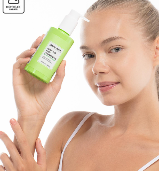 maru.derm Purifying Face Cleansing Gel For normal to oily Skin - 200ml | مارو.ديرم غسول منقي للبشرة العادية الى الدهنية - 200 مل