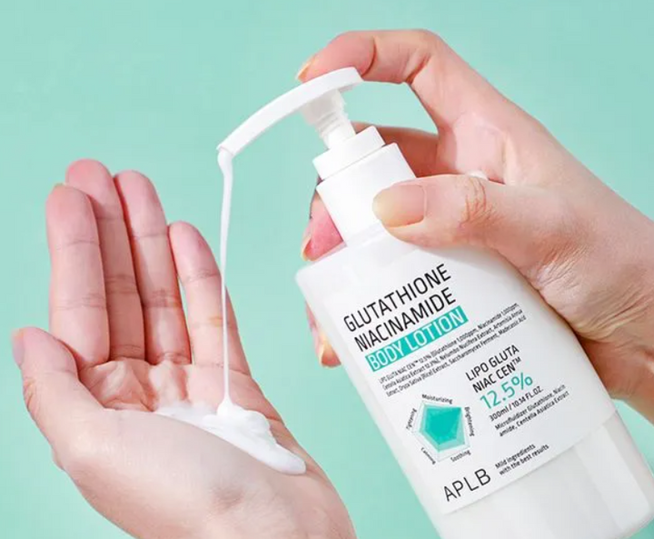 APLB Glutathione Niacinamide Body Lotion  - 300ml | لوشن الجلوتاثيون و النياسيناميد للجسم - 300 مل