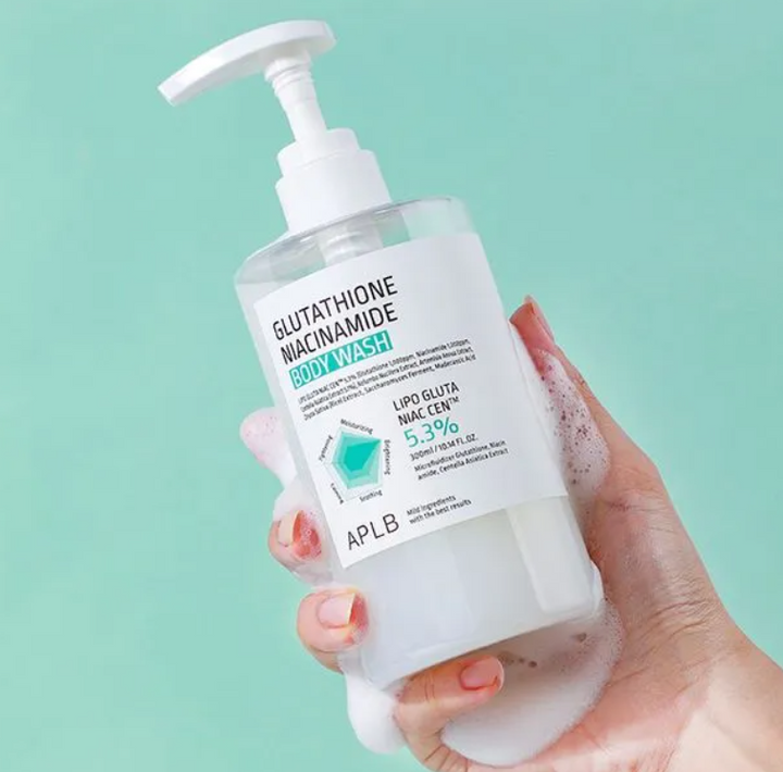 APLB Glutathione Niacinamide Body Wash - 300ml | غسول الجلوتاثيون و النياسيناميد لجسم - 300 مل