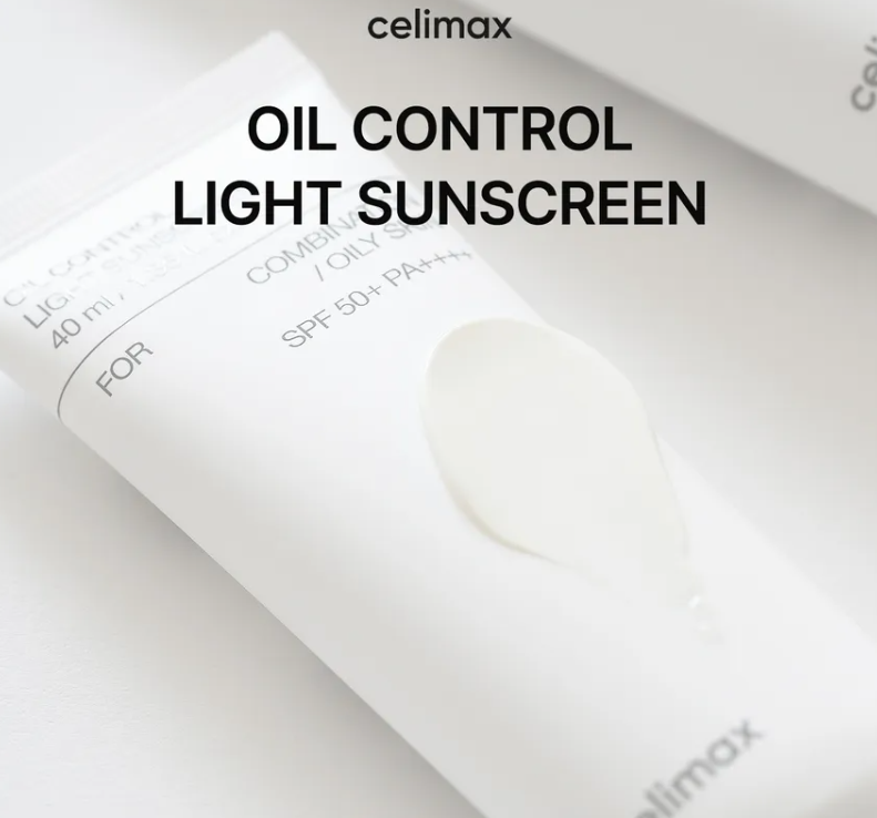 celimax OIL CONTROL Light Sunscreen  - 40ml | سيليماكس واقي شمسي خفيف الوزن - 40 مل