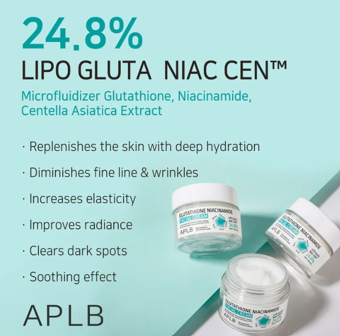 APLB Glutathione Niacinamide Facial Cream - 55ml | اي بي ال بي كريم جلوتاثيون و النياسيناميد - 55 مل