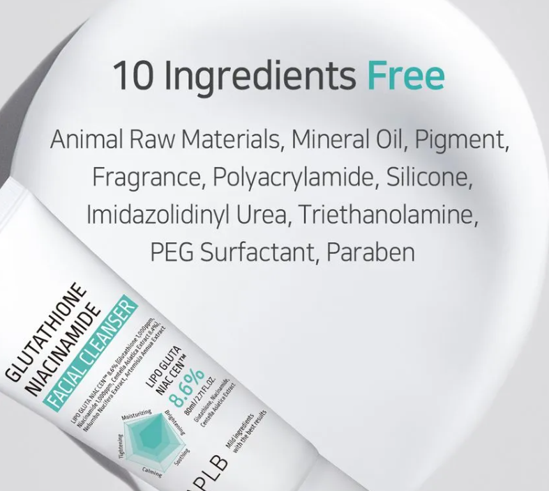 APLB Glutathione Niacinamide Facial Cleanser - 80ml | اي بي ال بي غسول الجلوتاثيون و النياسيناميد - 80 مل