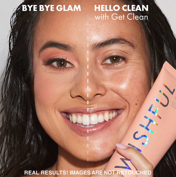 Huda Beauty Washful Gel Clean Gentle Foaming Cleanser - 50ml | هدى بيوتي غسول جل رغوي منقي للبشرة - ٥٠ مل