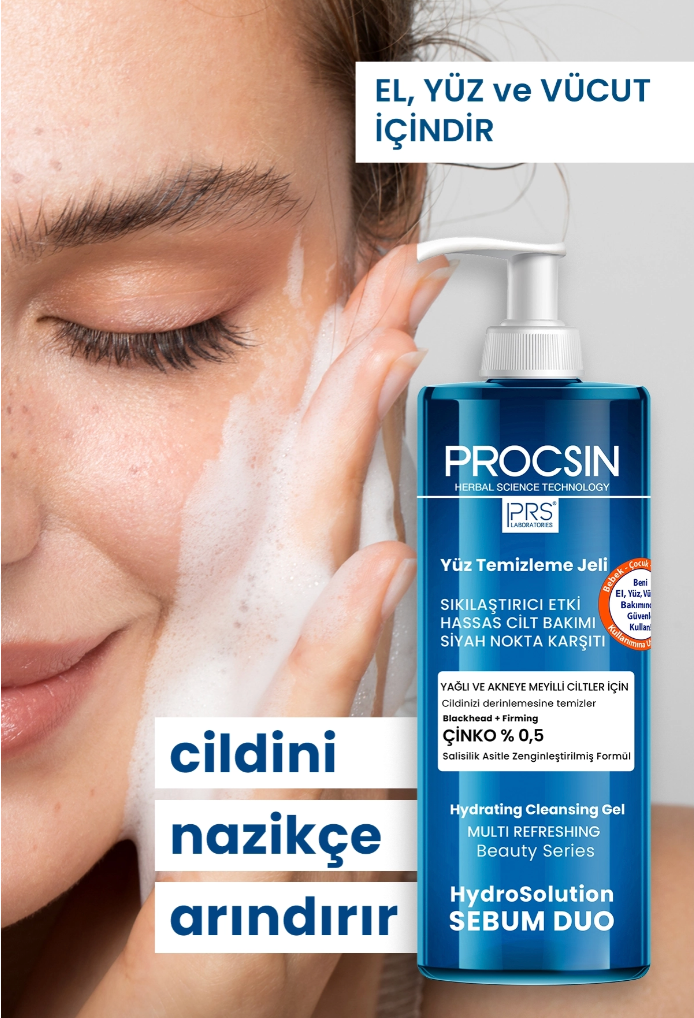PROCSIN Hydrosolution Faical Cleansing Gel - 200ml | بروكسن غسول جل للوجه - ٢٠٠ مل