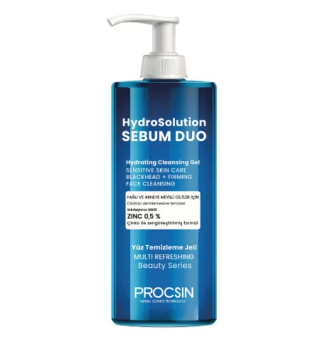 PROCSIN Hydrosolution Faical Cleansing Gel - 200ml | بروكسن غسول جل للوجه - ٢٠٠ مل