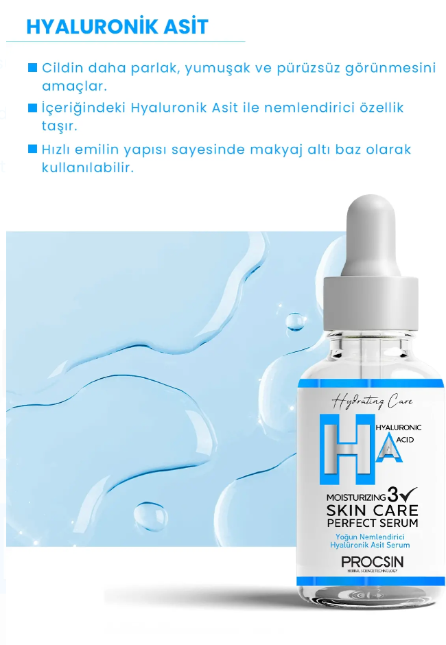 PROCSIN Hyaluronic Acid Serum - 20ml | بروكسن سيروم هيالورونيك اسيد - ٢٠ مل