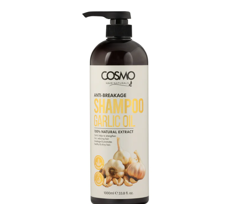 COSMO Anti- breakage shampoo garlic oil - 1000ml | كوزمو شامبو مضاد للتقصف بزيت التوم - 1000 مل