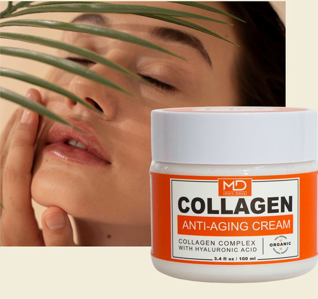 MD Collagen Anti-Aging Cream - 100ml | مارك ديزي كريم الكولاجين المضاد للشيخوخة - 100 مل