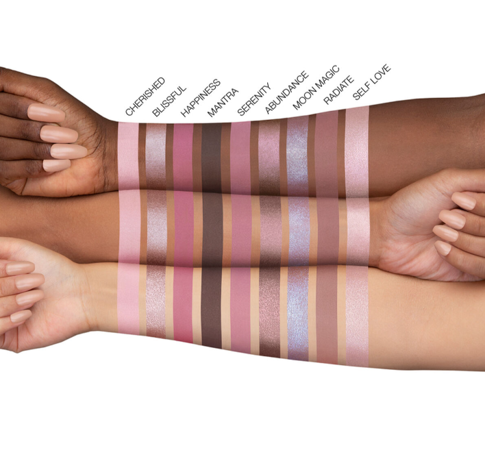 Huda Beauty Rose Quartz Eyeshadow Palette - 17.35g | هدى بيوتي باليت اي شادو - 17.35 غرام