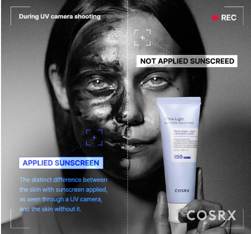 COSRX Ultra-Light Invisible Sunscreen - 50ml | كوزركس كريم واقي شمسي خفيف على البشرة - 50 مل