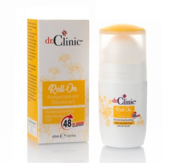 dr.Clinic Roll-On Antiperspirant Deodorant - 75ml | دكتور كلينك مزيل تعرق رول اون - 75 مل