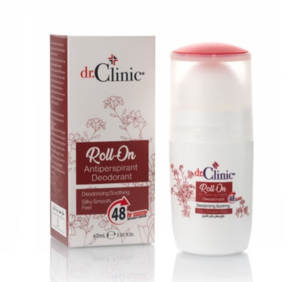 dr.Clinic Roll-On Antiperspirant Deodorant - 75ml | دكتور كلينك مزيل تعرق رول اون - 75 مل