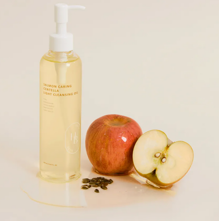HEVEBLUE Salmon Caring Centella Light Cleansing Oil - 250ml | هيفي بلو غسول زيتي بالسامون و السينتيلا - 200 مل