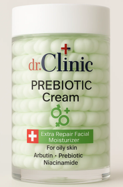 dr.Clinic Prebiotic Cream For Oily Skin - 100ml | دكتور كلينك كريم البكتيريا الحية للبشرة الدهنية - 100 مل
