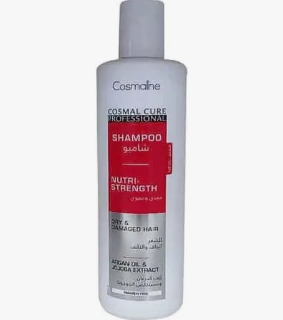 Cosmaline Cosmal Cure Professional Nutri-Strength Shampoo - 1000ml | كوزمالين شامبو كوزمال كيور الاحترافي ذو القوة المغذية - 1000 مل