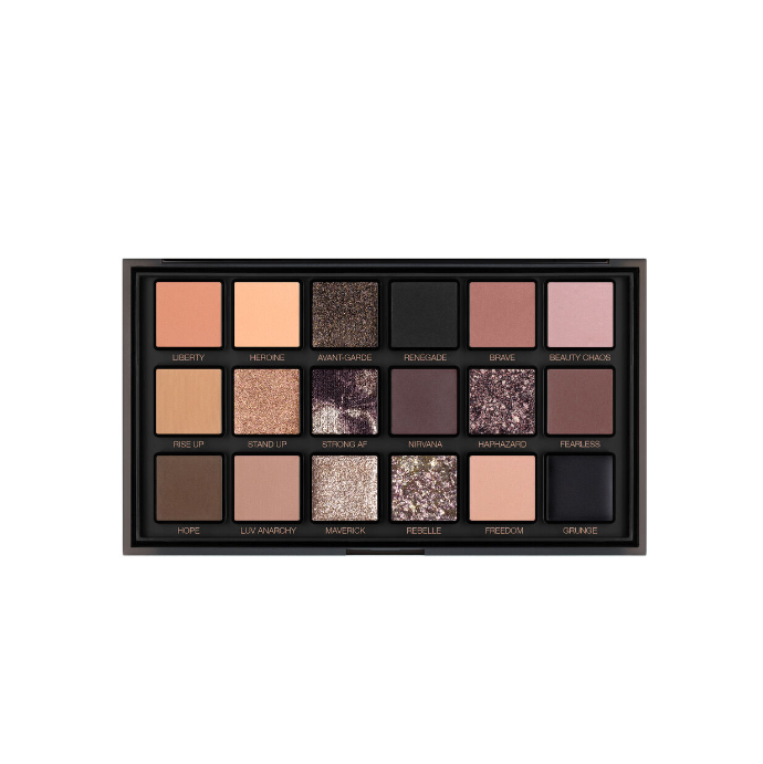 Huda Beauty Pretty Grunge Eyeshadow Palette - 16.8g | هدى بيوتي اي شادو باليت - 16.8 غرام