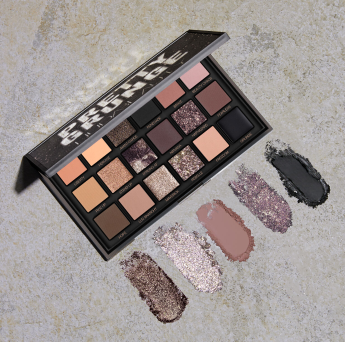 Huda Beauty Pretty Grunge Eyeshadow Palette - 16.8g | هدى بيوتي اي شادو باليت - 16.8 غرام