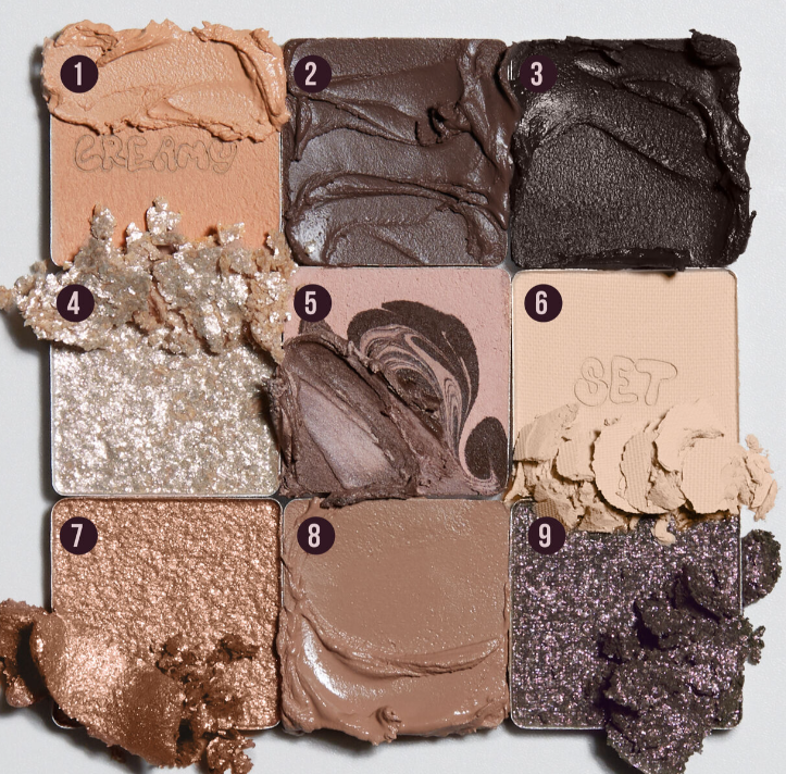Huda Beauty Creamy Eyeshadow Palette - 8.22g | هدى بيوتي باليت كريمي اي شادو - 8.22 غرام