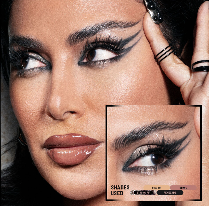 Huda Beauty Pretty Grunge Eyeshadow Palette - 16.8g | هدى بيوتي اي شادو باليت - 16.8 غرام