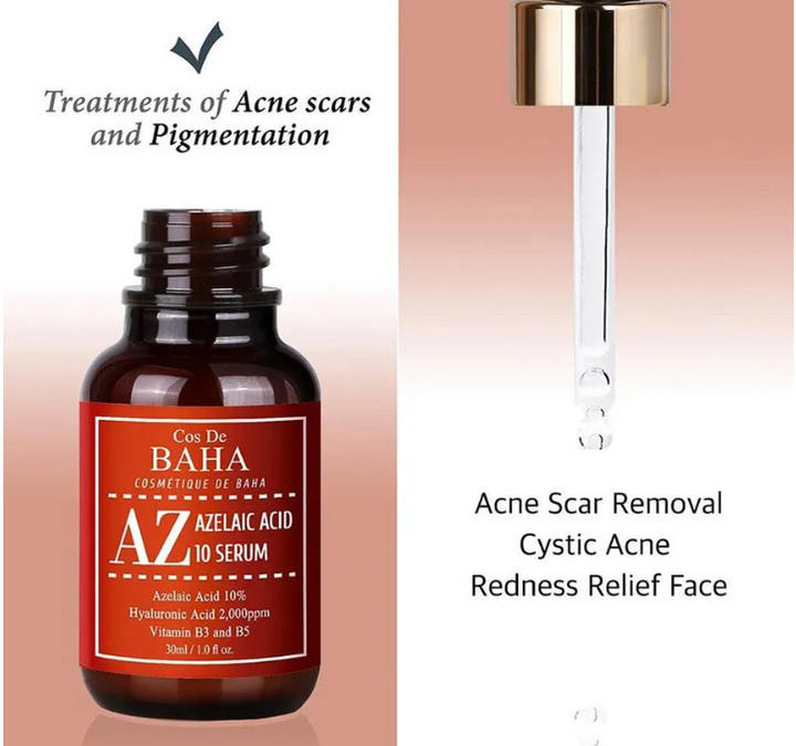 COS DE BAHA Azelaic Acid 10% Serum - 30ml | كوز دي باها سيروم ازليك اسيد 10% - 30 مل
