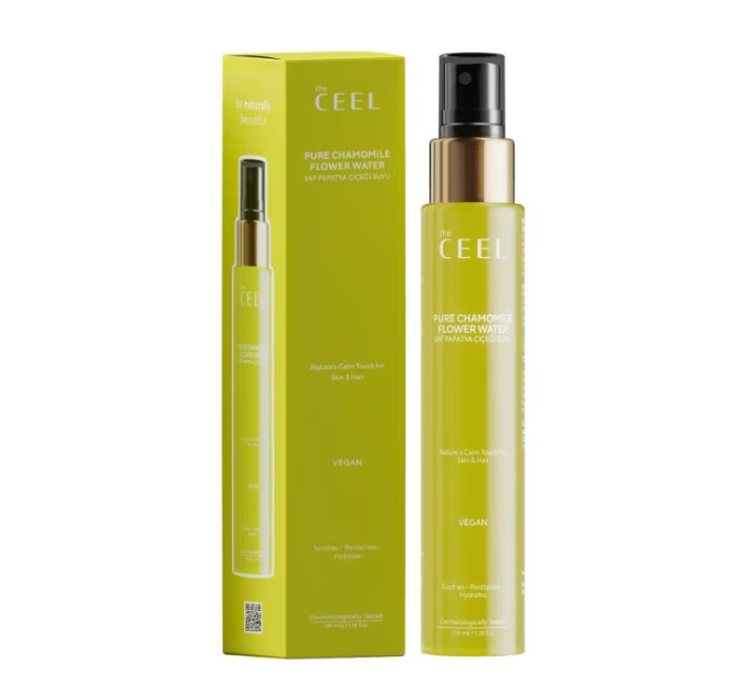 the CEEL Pure Chamomile Flower Water Skin & Hair - 100ml | سيل بخاخ مرطب بماء الورد للبشرة و الشعر - 100 مل