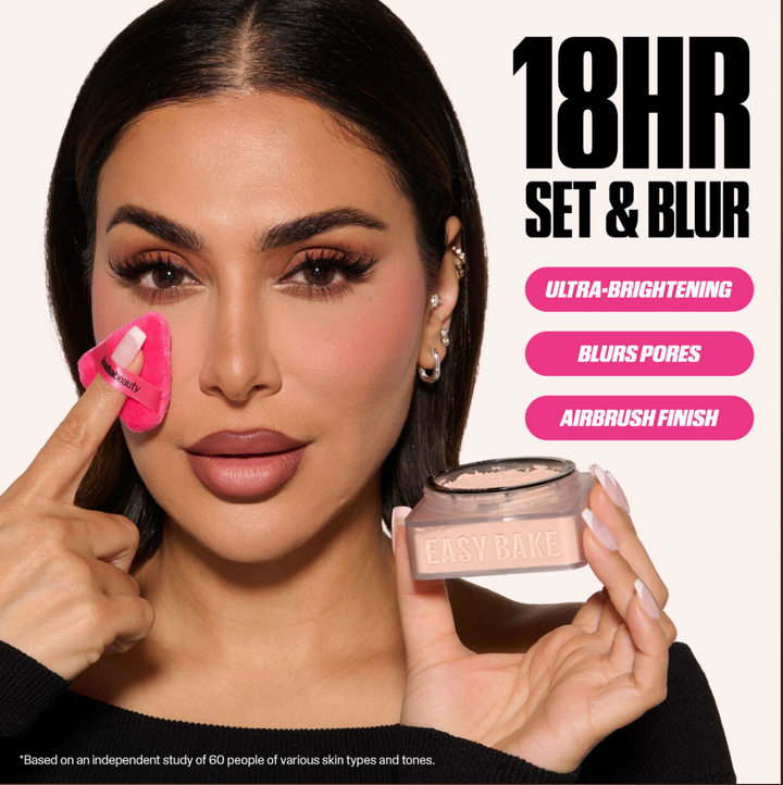 Huda Beauty Baby Bake Mini Easy Bake Loose Baking & Setting Powder - 6G | هدى بيوتي لوس باودر  6 جم