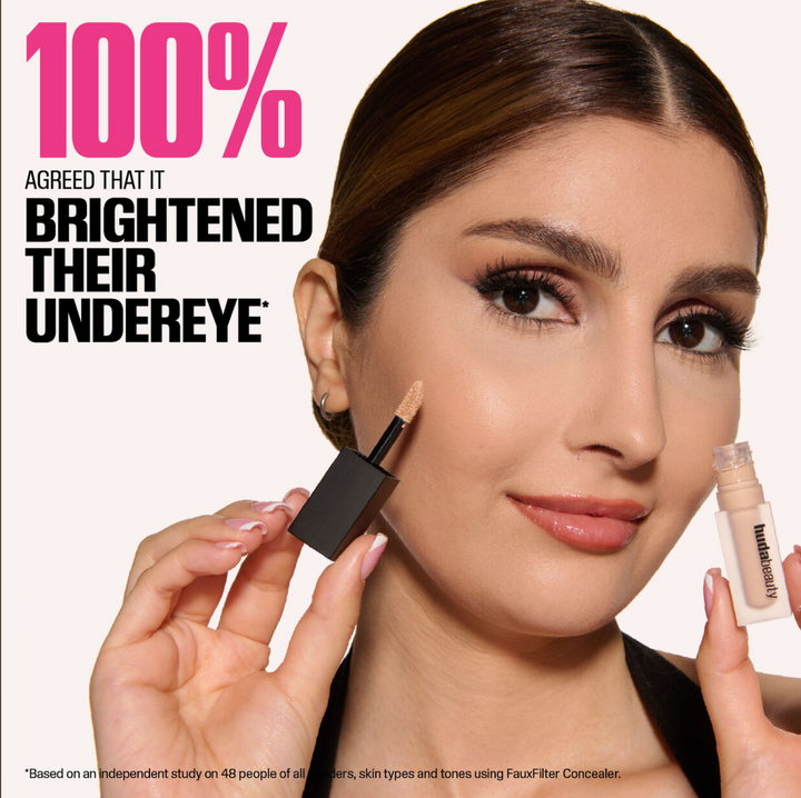 Huda Beauty Fauxfilter Luminous Matte Liquid Concealer - 2ml |  كونسيلر السائل هدى بيوتي فوكس فلتر – مات – 2 مل