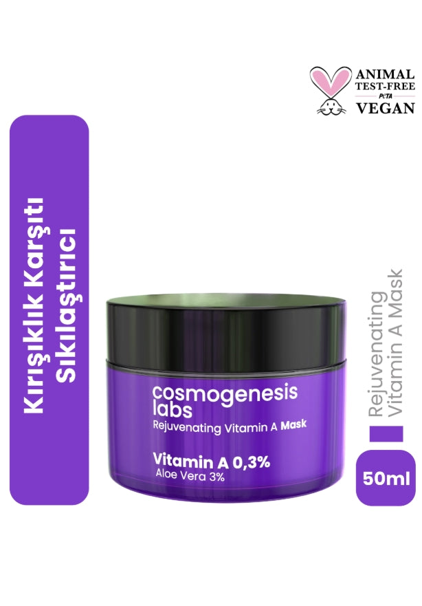 Cosmogenesis labs rejuvenating vitamin a mask 0,3% - 50ml | قناع كوزموجينيسيسبس المجدد بفيتامين A بنسبة ‎0.3%‎ – 50 مل لا