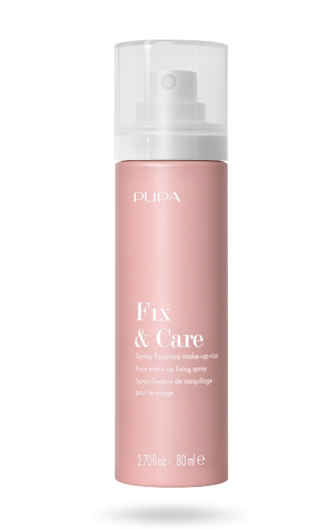 Pupa Fix & Care Make Up Fixing Spray - 80ml |بوبا بخاخ تثبيت المكياج  فيكس آند كير - ٨٠ مل