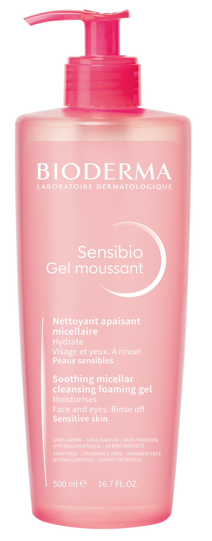 Bioderma Sensibio Cleansing Foaming Gel - 500ml | بيوديرما جل رغوي منظف للبشرة الحساسة - 500 مل