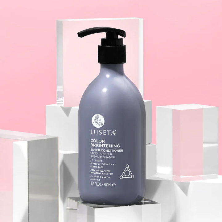 Luseta Color Brightening Silver Conditioner - 500ml | لوسيتا بلسم سيلفر - 500 مل