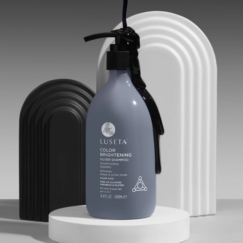 LUSETA Color Brightening Silver Shampoo - 500ml | لوسيتا شامبو سيلفر - 500 مل