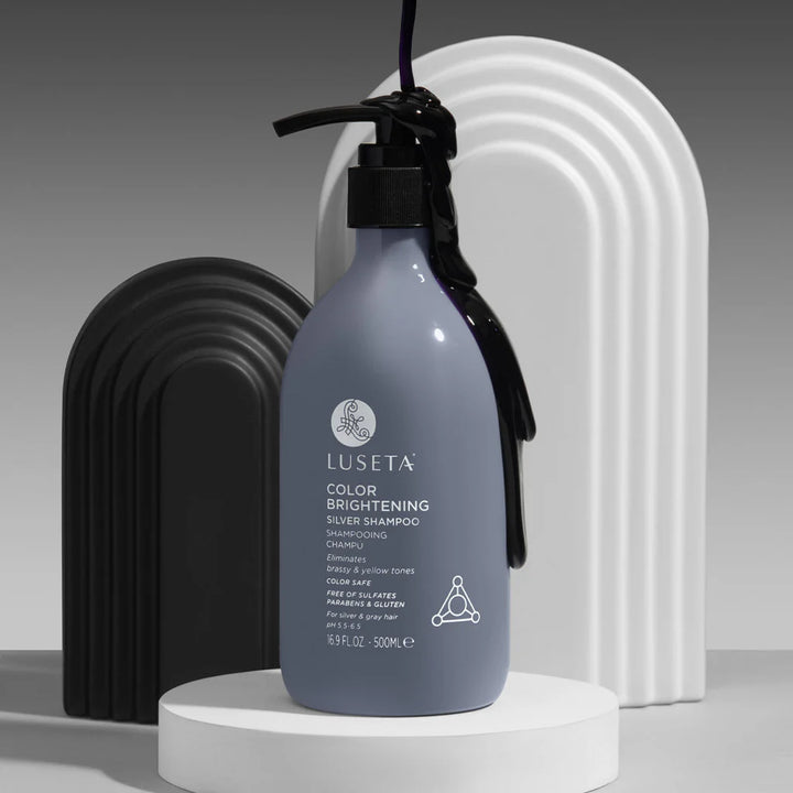 LUSETA Color Brightening Silver Shampoo - 500ml | لوسيتا شامبو سيلفر - 500 مل